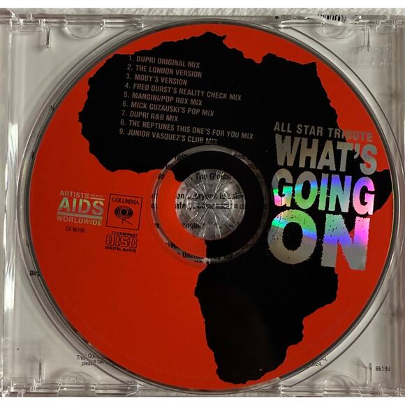 What’s Going On All-Star Tribute CD – 2001 Artists Against AIDS Worldwide Album - Picture 6 of 7